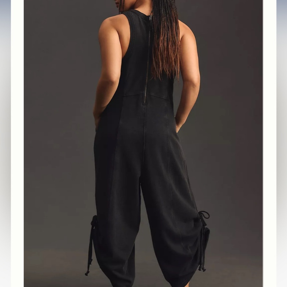 Anthropologie Daily Practice Horizon Wide-leg Knit Jumpsuit - Picture 5 of 6